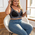 8XL Women Plus Size Frontal Seamless Printed Bra | PRUSES - PRUSES