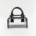 Black Clear Top Handle Crossbody Purse Transparent Jelly Bags| PRUSES