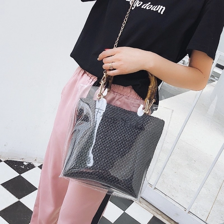 Black_Woven_Straw_Inner_Pouch_Bamboo_Handle_Clear-2