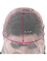 Brazilian Straight Human Hair Wig 13x6 Lace Front Wig 200% Density Glueless HD Transparent Lace Frontal Wigs-7