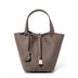 Bucket Bag Vegetable Basket Leather Handbag |PRUSES