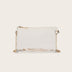 Gold Clear Purse Transparent Beach Bag with Removable Chain_4