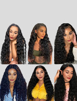 【HD Invisible Lace】Undetectable HD Lace Wig Water Wave Human Hair Wig 13*6 Invisible Lace Front Wig-17