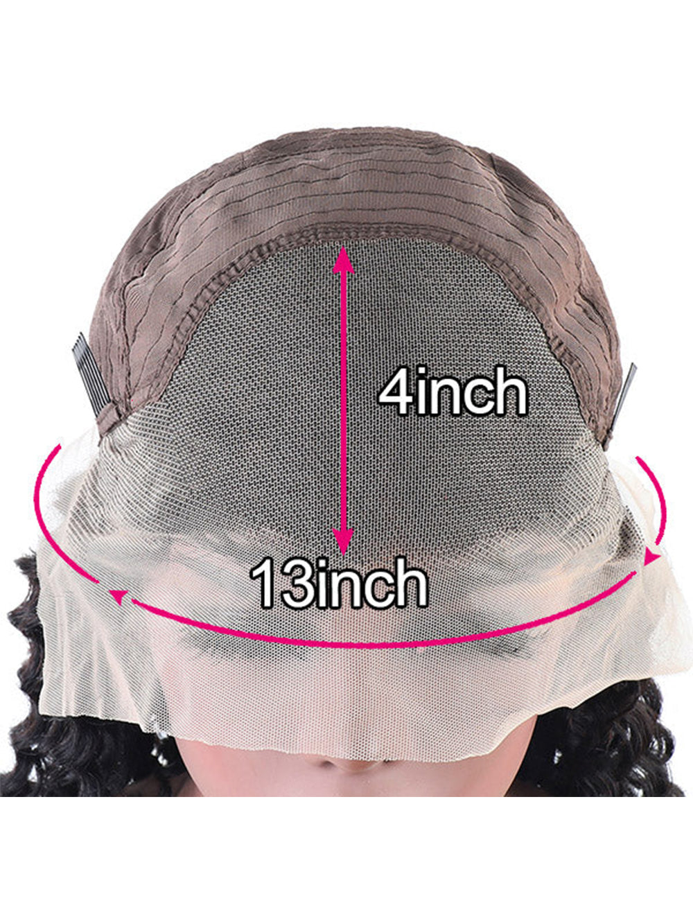 HD Lace Front Wig Straight Hair Wig 13x4 Lace Frontal Wig Brazilian Human Hair Wigs 200% Density-5