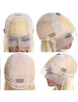 Honey Blonde Wig Straight Hair Wigs HD Transparent 13x4 Lace Front Wigs 613 Long Human Hair Wig 40 Inch-5