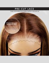 Invisible Knots Wear Go Glueless P4/27 Loose Deep Wave Wigs 13x4 Lace Frontal Wig Pre Cut Wigs-6