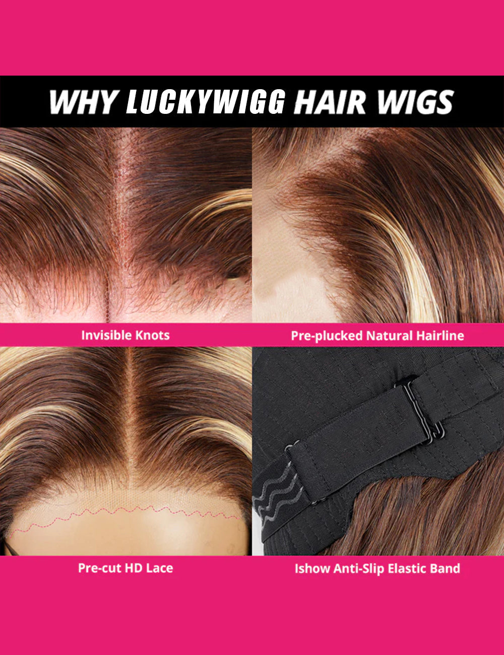 Invisible Knots Wear Go Glueless P4/27 Loose Deep Wave Wigs 13x4 Lace Frontal Wig Pre Cut Wigs-8