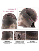 Loose Wave Lace Front Wig Pre Bleached Wigs 13x4 HD Transparent Lace Wig with Baby Hair 30 Inch Human Hair Wig-7