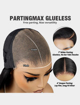 PartingMax Wear Go Deep Wave Wigs 7x6 HD Lace Closure Wigs 100% Human Hair Wig-3