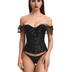 Women Plus Size Off-Shoulder Lace Bodysuit
