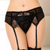 Women Plus Size Suspender Lingerie Set Garter Belts