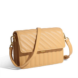 Women's Leather Quilted Flap Square Chain Shoulder Bags | PRUSES-1