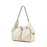 off-White quilted handbag with a chain strap 