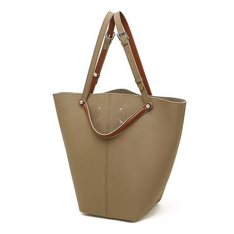 gray Large Capacity Bucket bag 