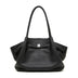 Women's black Genuine Leather Large Capacity Tote Bag 