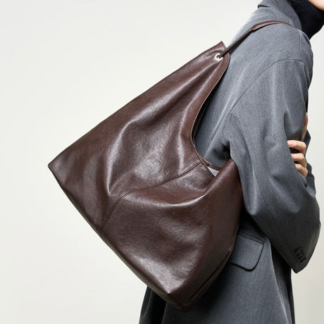 Coffee Premium Genuine Leather bag 