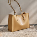 coffee_color_genuine_leather_square_large_tote_bag_women_s_shoulder_bags__2