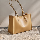 coffee_color_genuine_leather_square_large_tote_bag_women_s_shoulder_bags__2