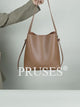 Women's Khaki Genuine Leather Bucket Bags Video