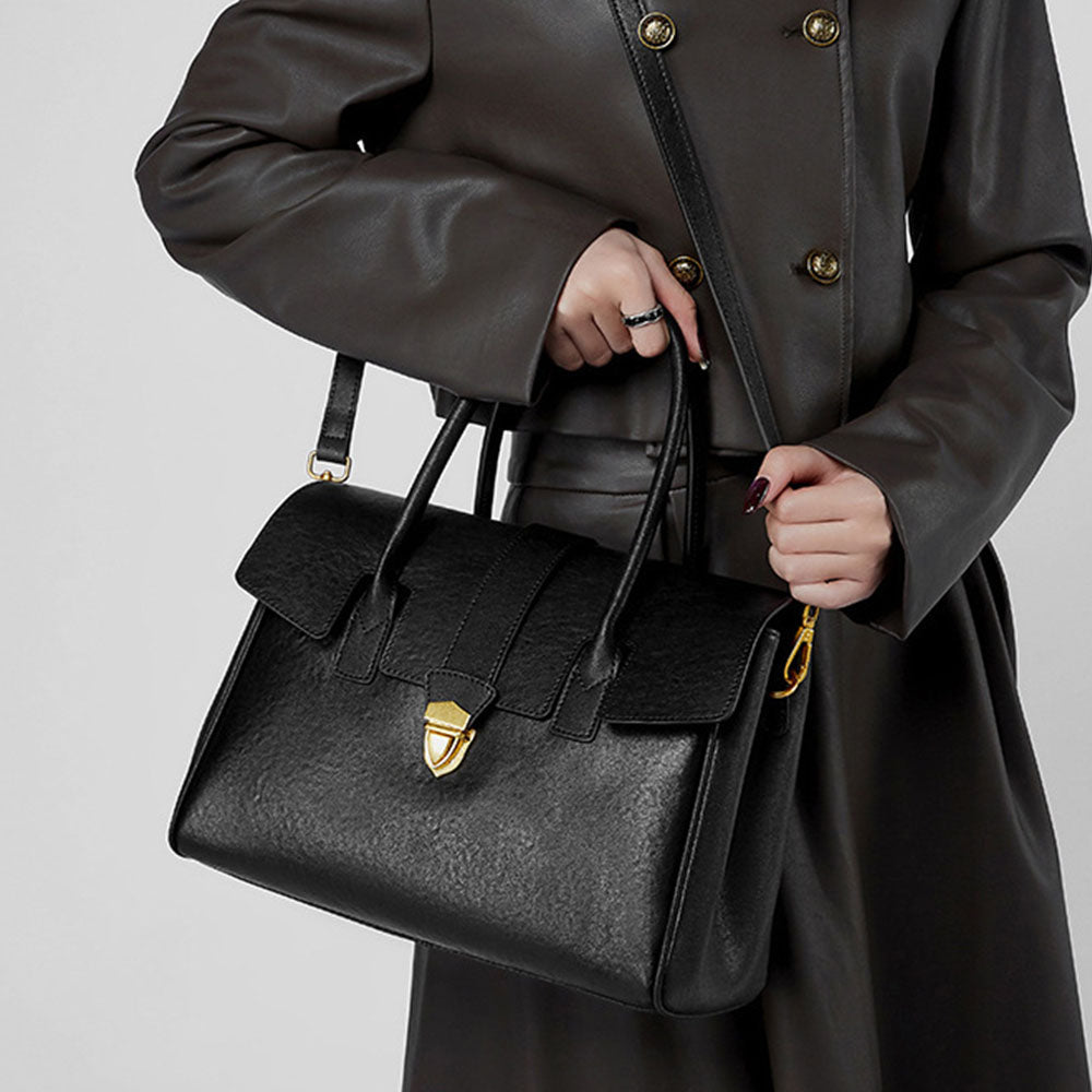 Women Leather Large Tote Bags Work Bag | PRUSES - PRUSES
