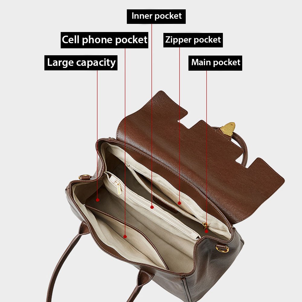 Women Leather Large Tote Bags Work Bag | PRUSES - PRUSES