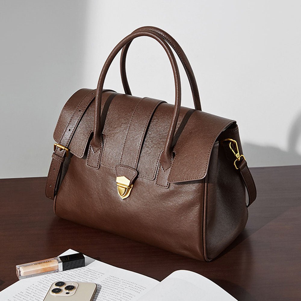 Women Leather Large Tote Bags Work Bag | PRUSES - PRUSES
