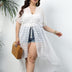 Women Plus Size 3D Polka Dot Chiffon Cover Up | PRUSES - PRUSES