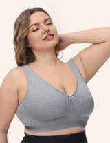 Women Plus Size Cotton Wireless Bra | PRUSES - PRUSES