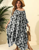Women Plus Size Fireworks Print Cover - Up | PRUSES - PRUSES
