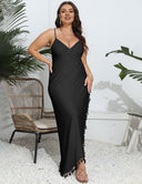 Women Plus Size Irregular Cover - Up Beach Dress | PRUSES - PRUSES