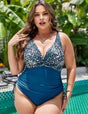 Women Plus Size Leopard Print Fat Lady Bikini - PRUSES