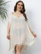 Women Plus Size Loose Backless Cover Up | PRUSES - PRUSES