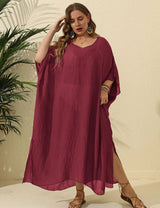 Women Plus Size Loose Bikini Cover up - PRUSES