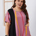 Women Plus Size Loose Irregular Lines Graphic Tee | PRUSES - PRUSES