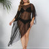 Women Plus Size Mesh Beach Cover Up | PRUSES - PRUSES