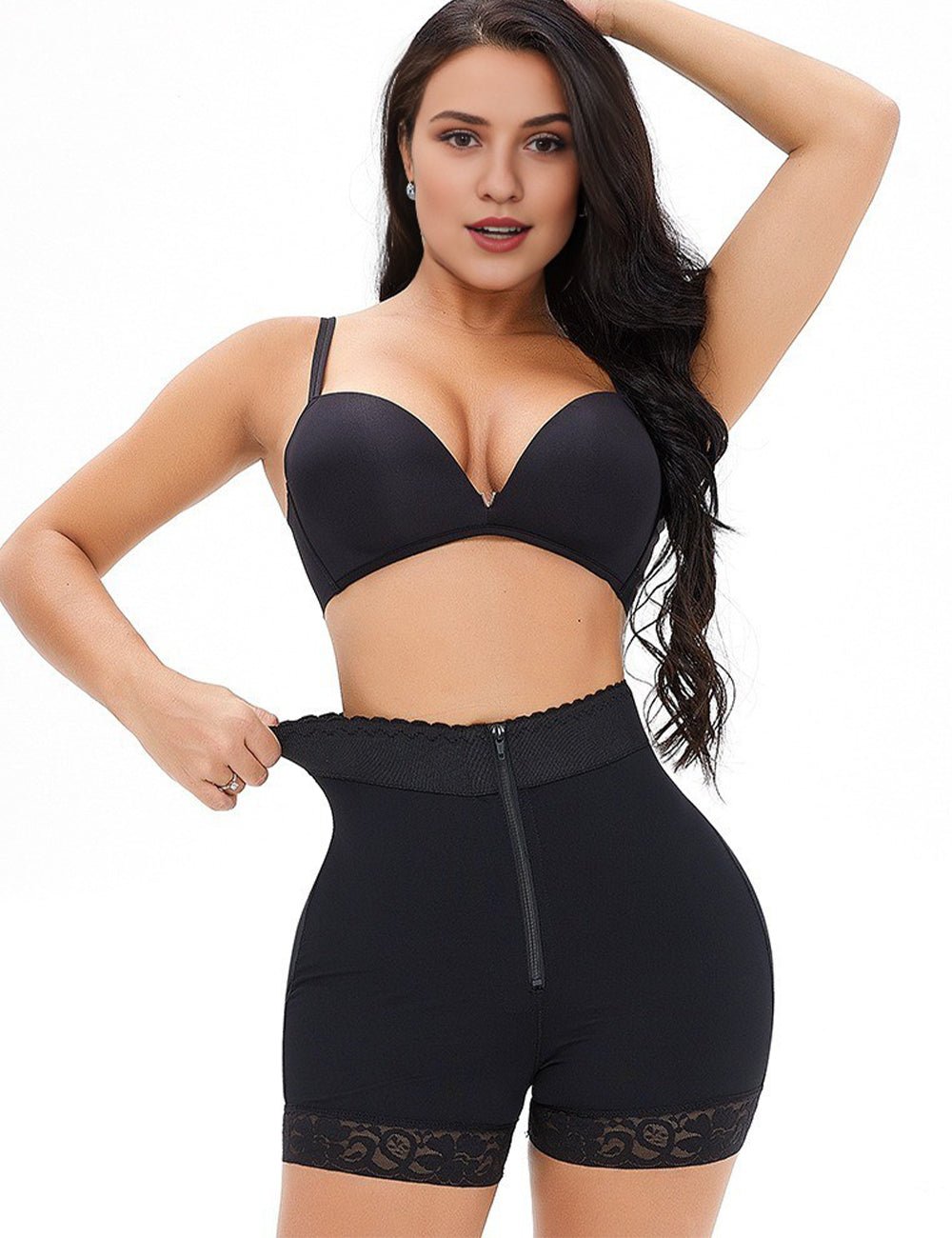 Women Plus Size Tummy Control Shapewear Shorts - PRUSES