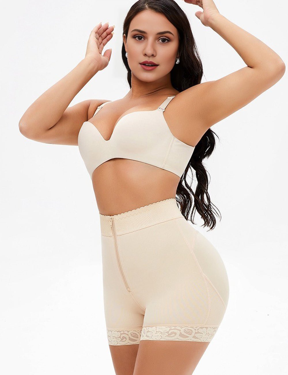 Women Plus Size Tummy Control Shapewear Shorts - PRUSES