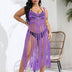Women Plus Size Vacation Fringe Splicing Cover Up Dress | PRUSES - PRUSES