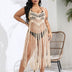 Women Plus Size Vacation Fringe Splicing Cover Up Dress | PRUSES - PRUSES